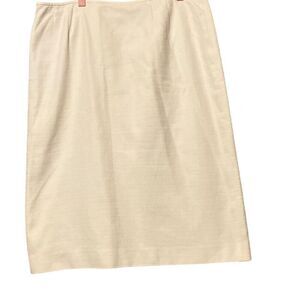 Le Suit Women's Beige Knee Length Pencil Skirt Size 18 Formal